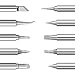 10Pcs T12 Soldering Iron Tips, Welding Tool Replacement Tips for FX-951 Soldering Stations, Soldering Station Tips Tool with T12-B/BC2/C1/C4/D4/D08/D24/I/JL02/K Tips