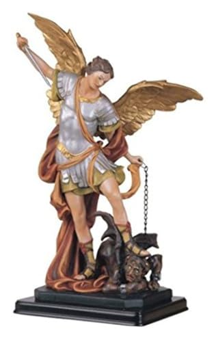 George S. Chen Imports SS-G-212.04 Saint Michael the Archangel Holy Figurine Religious Decoration, 12"