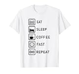 Divertido ayuno intermitente y café Camiseta