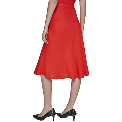 KARL LAGERFELD Women's Bright Office Classy Skirt4