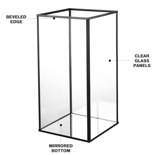 PHOSPHOR-Glass-Hurricane-Candle-Holder-Set-of-3-PCS-Black-Hurricane-Candleholders-for-Wedding-Party-Holiday-Birthday-Home-Decor-Lanter PHOSPHOR Glass Hurricane Candle Holder Set of 3 PCS Black Hurricane Candleholders for Wedding Party Holiday Birthday Home Decor Lanter