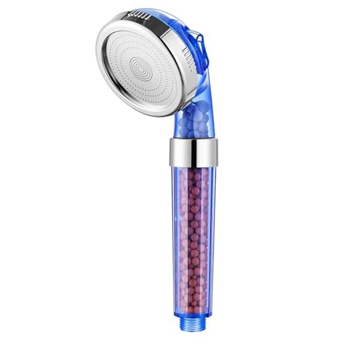 Alcachofa ducha Cabezal de ducha 3 funciones, alta presión, ahorro agua, mano tipo lluvia, accesorios baño, filtro aniones(Color03)