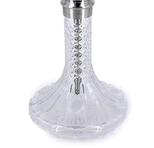 WD Hookah G47-11 Edelstahlshisha Clear – Bild 4