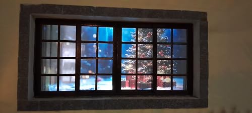 Projetor Natal Tela translúcida projeção led Natalino 100 videos wifi Halloween magic desenho christ