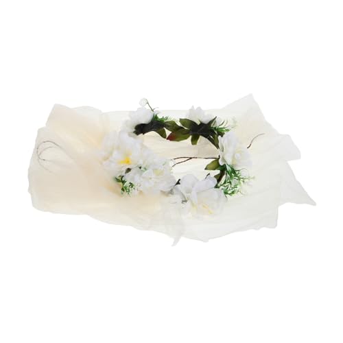 FRCOLOR Couronne De Blanche Accessoire De Mariage Élégant Pour Festivals Photos Et Événements Spéciaux