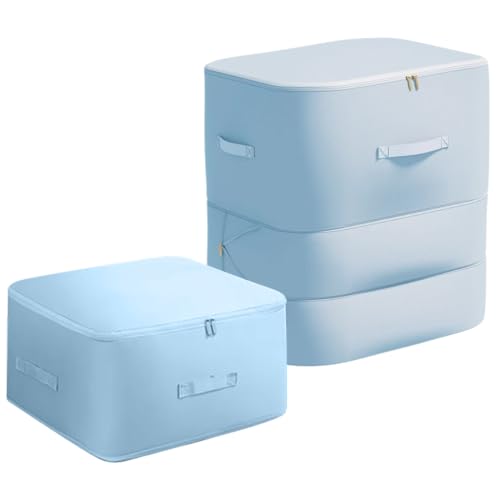 Bolsas de almacenamiento para edredón King Size - Organizador grande de ropa, soporte autocompresión | Manta antipolvo para armario de dormitorio de casa, edredón de cama permite