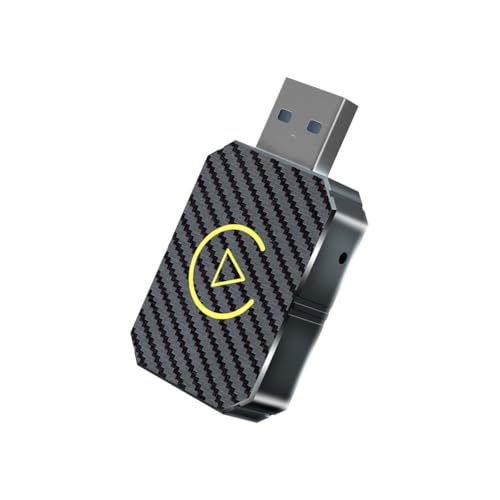 Adaptador CarPlay Inalámbrico para Skoda Superb 2016-2023, Adaptador Bluetooth, Adaptador Inalámbrico CarPlay y Android Auto, Conectar Usar,Silver