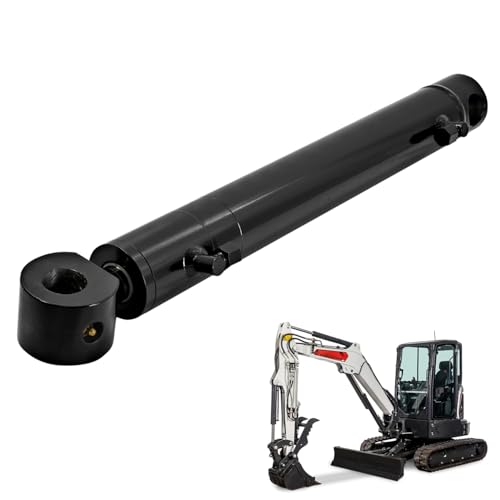 HonHuCo Cilindro hidráulico com braçadeira de polegar 7199435 compatível com miniescavadeiras bobcat