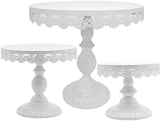 8 Inch / 10 Inch / 12 Inch Iron White Cake Stand Round