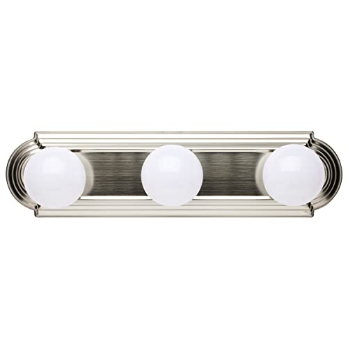 Image of Nuvo Lighting 60 /300 Transitional Three Light Vanity in Pwt, Nckl, B /S, Slvr. finish