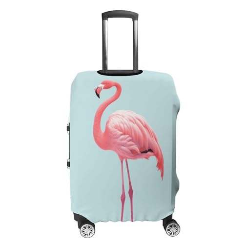 Flamingo Travel Luggage Cover Elastic Washable Suitcase Cover Dustproof Anti-Scratch Suitcase Protector Fits 19-32 Inch Luggage, L4