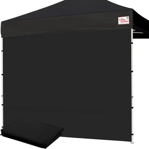 Tradesparker 10x10 Pop Up Canopy Wall with Zipper, 86 inch...