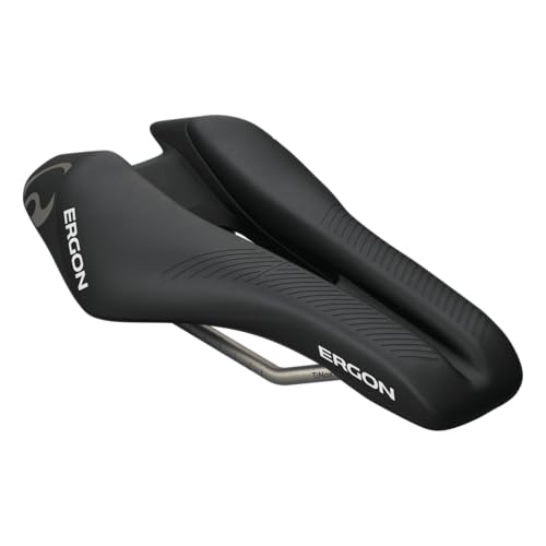 Ergon SR Tri Front Men’s Triathlon Saddle – Short-Nose Design for Forward Pelvic Tilt, Wide Front for Pressure Relief and Comfort by Ergon - Used condition - US$184.52