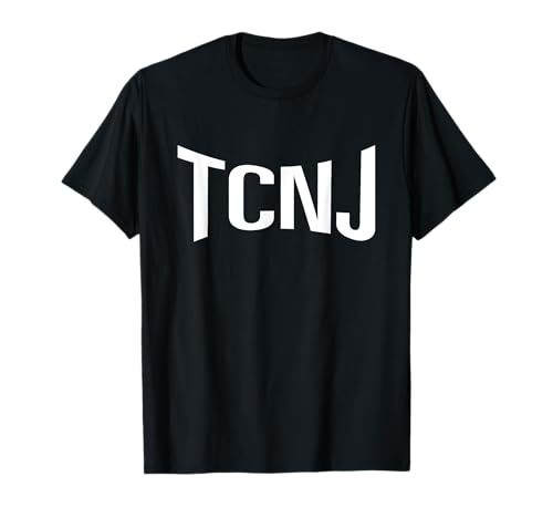 TCNJ The College of New Jersey Lions Text Logo Camiseta