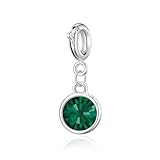 Philip Jones May (Emerald) Birthstone Charm Created with Zircondia® Crystals
