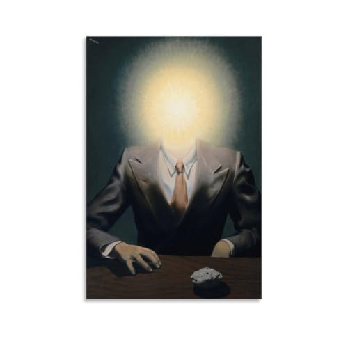 Póster de René Magritte The Pleasure Principle, lienzo decorativo de 40x60 cm