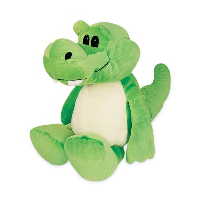 Jacaré Melvin de Pelúcia Verde 20 cm Antialérgico