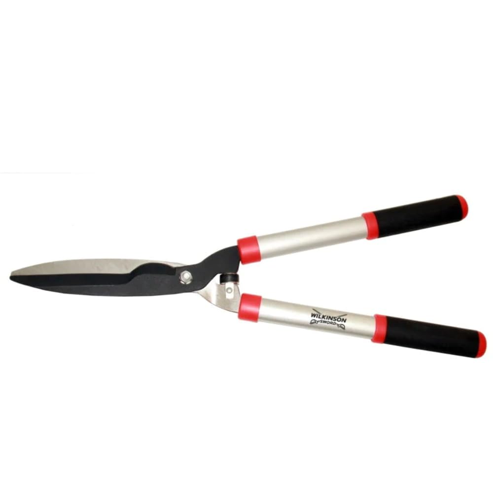 Wilkinson Sword Small Hedge Shears - Carbon Steel Blades - Aluminium Handles - Non-Slip Grip