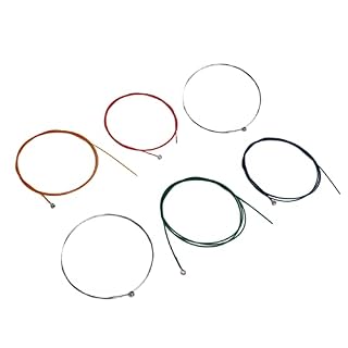 Omabeta Jeu de Cordes de Guitare, accordage de Cordes de Guitare Professionnel Stable 6 pièces pour Le Spectacle - Les Beatles, Paul McCartney, John Lennon, RIngo Starr, George Harrison