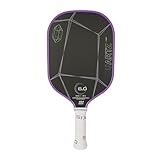 Six Zero Quartz Pickleball Paddle - Affordable, Premium Construction, Raw Carbon (Amethyst)