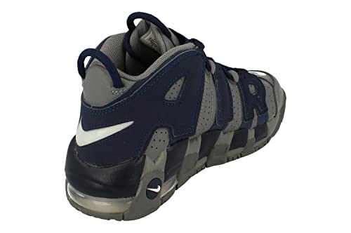 Nike Air More Uptempo GS Basketball Trainers 415082 Sneakers Shoes (uk 4 us 4.5Y eu 36.5, cool grey white midnight navy 009)