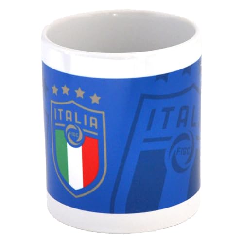 Zeus Party Tazza Italia FIGC nazionale Italiana blu PRODOTTO UFFICIALE Tricolore
