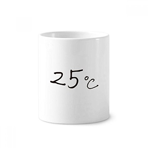 Porte-brosse à dents pen tasse blanche céramique 350ml de hauteur 9.6cm