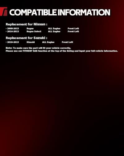 Image of Torchbeam Front Brake Caliper Left for Nissan 2008-2013 Rogue, Nissan 2014-2015 Rogue Select, Suzuki 2010-2013 Kizashi, Front Left Caliper Replace # 19B3428