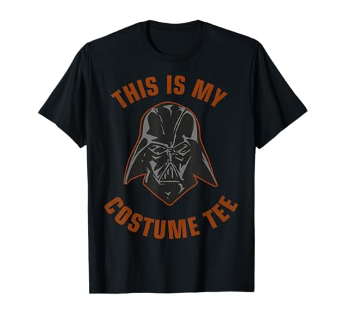 Star Wars Halloween Darth Vader This Is My Costume Tee T-Shirt