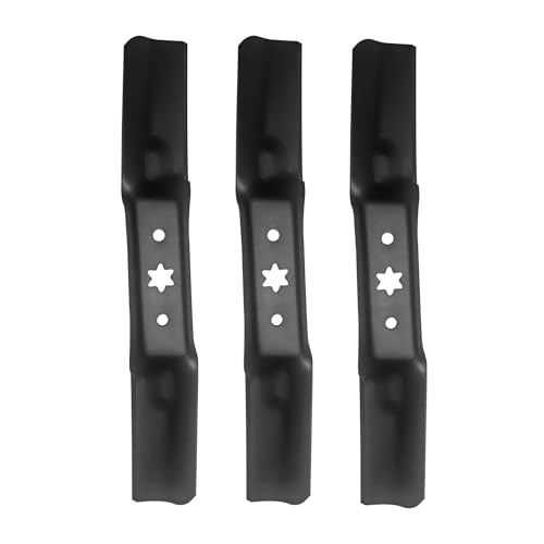 A ABIGAIL 3 Pack 50 Mower Blades 2-in-1 Compatible with Cub Cadet Troy Bilt MTD ZT1 ZT2 XT1 XT2 L50 KH LX 50 KW Replaces 942-05052A 742-05052A 50 Inch Cut Deck Lawn Tractor Riding