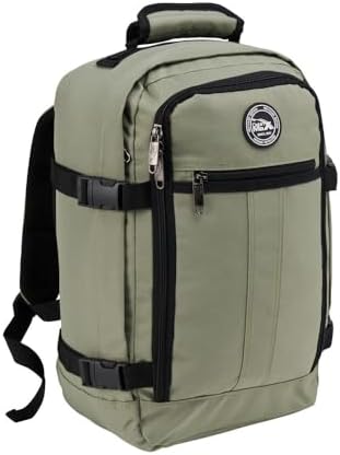 Cabin Max Handgepäck Rucksack 40x20x25 für Ryanair Reiserucksack für Flugzeug Unter Sitzplatz - Travel Backpack Tasche für Herren Damen - Seitliche Kompression - Recyceltes Polyest
