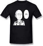 diyilu men's one-punch man ok t-shirts tee black m