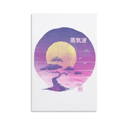 G gA[g Cg Bonsai Wave 킢 |X^[  LoXEH[A[g 12x18inch(30x45cm)