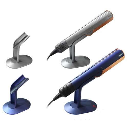 Coyktonty Desktop Stand for D -yson Airstrait HT01 Hair Straightener, Metal Display Stand Support Bracket Stand (Silver)