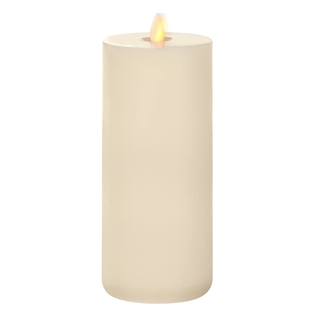 LightLi by Luminara 3.2" X 8.0" LED Candle Vanilla Honey Scent. Moving Flame & Enhanced Touch Technology. Flameless Candles. Battery Operated Candles. Candle Home Decor & Living Room Accessories.