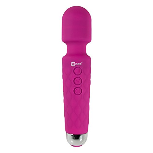 CNHIDEE Back Massager Wand Electric Personal Handheld Cellulite Guasha Massage Therapy Tool kneading Neck Foot Cordless Mini Waterproof Multi Speed 20X Rechargeable Silicone Therapeutic