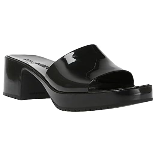 Steve Madden Women's Harlin Heeled Sandal, Black, 8