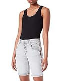 Moderner Five-Pocket-Stil Timezone Damen Regular JillyTZ Short, Marble Grey Wash, 28W EU