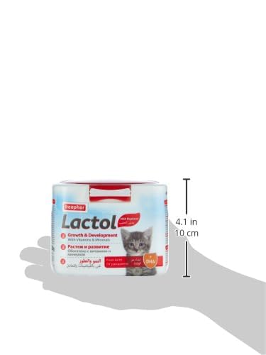 Image of Beaphar Lactol Newborn Kitten Milk Food with DHA, Vitamins & Minerals, Kitten Milk Replacer- 200g