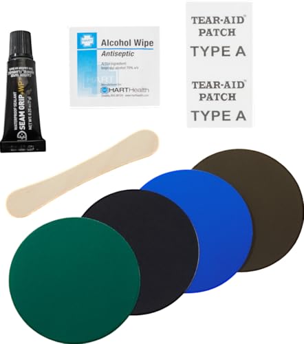 Therm-a-Rest Camping Mattress Permanent Repair Kit 4-Hour Cure Time Includes Adhesive and Instructions