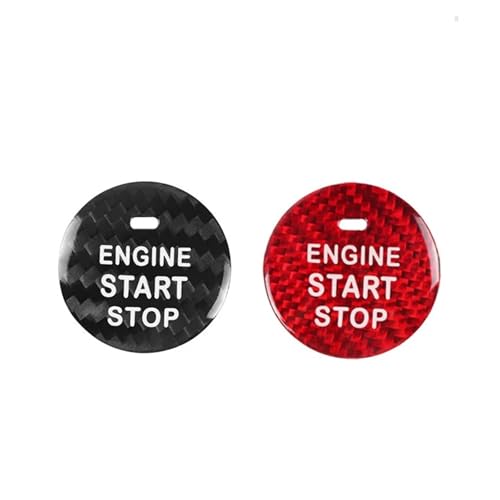 Sticker bouton start stop carbone Lexus IS pour personnaliser l'intérieur auto - 3