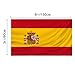 Spanish Flag 3x5 FT Spain flag Polyester outdoor indoor Canvas Header and Double Stitched with two Brass Grommets…