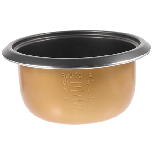 CLISPEED Revestimiento De Olla Arrocera Reemplazo Cocinando Utensilios De Cocina Antiadherentes Olla Interior De La Olla Arrocera Estrellarse Inducción Y Aleación De Aluminio Dorado