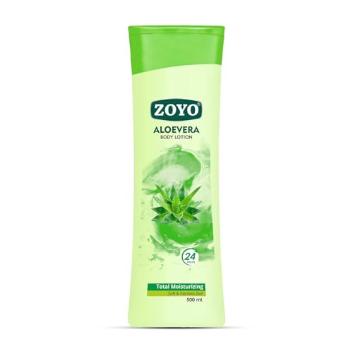 Image of ZOYO Hydrating Aloe Vera Body Lotion | Soothing & Moisturizing | Dry Skin Relief | Sunburn Soothing | Sulfate & Cruelty-Free | For All Skin Types | 500ml