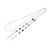 Elegante: estas cadenas para anteojos tienen diferentes colores para satisfacer sus necesidades de combinación. Cómodo de usar.
