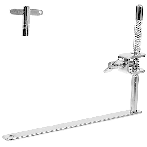 Toddmomy Drum Kit Cowbell Holder Snare Drum Stand Accessories Metal Clamp Drum Hardware Sturdy Bracket Replacement Part