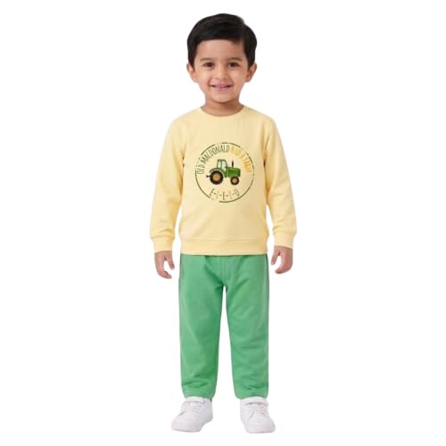 Image of NOVA BLOOM Kids Clothes for Boys | Cotton Printed Sweatshirt and Pants Set, Lightweight Breathable Kids Dress Boy Outfit, Comfortable Baby Boy Dress for Summer and Winter Wear