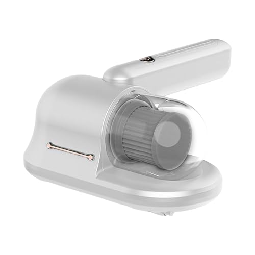 Aspirador de Colchones de Mano - Limpiador de Telas Recargable 0.2L ABS | Potente eliminación de polen y polvo con succión, diseño compacto y ligero, herramienta portátil de limpieza profunda para rop