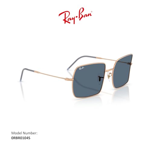 Image of Ray-Ban Sunglasses for Women - 0RBR0104S Square Reversed | Ray-Ban Sunglasses - Non-Polarized Lenses, Metal Frame Designer Sunglasses Womens