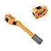 for Bike Chain Cleaning Brush for and Motorcycle - Fully Surrounded Chain Scrubbing Tool with ABS Bristles, Gray/Orange Cycle Maintenance Cleaner(Orange Color)